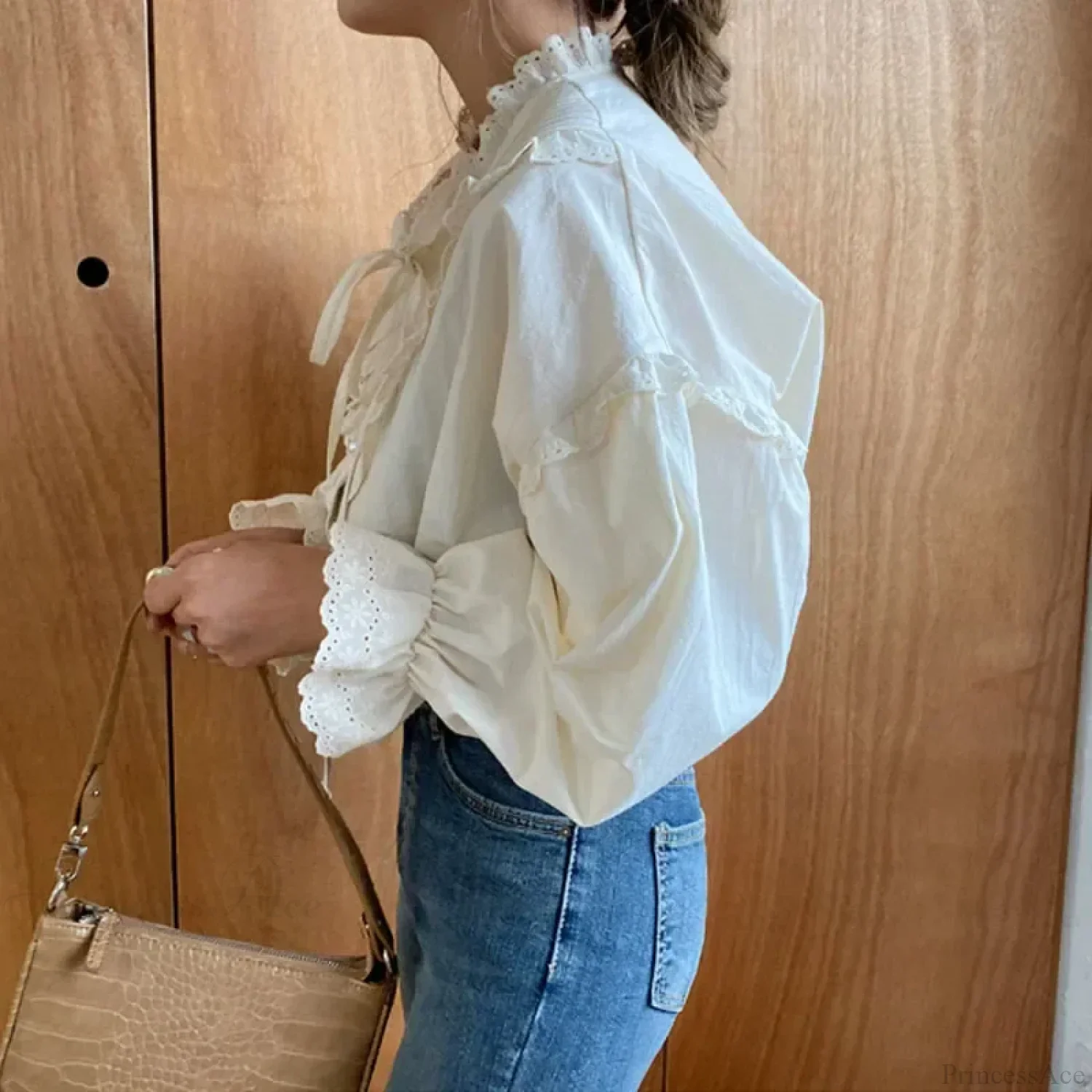 Hollow Out Elegant Casual Blouse Women Blouses - Image 3