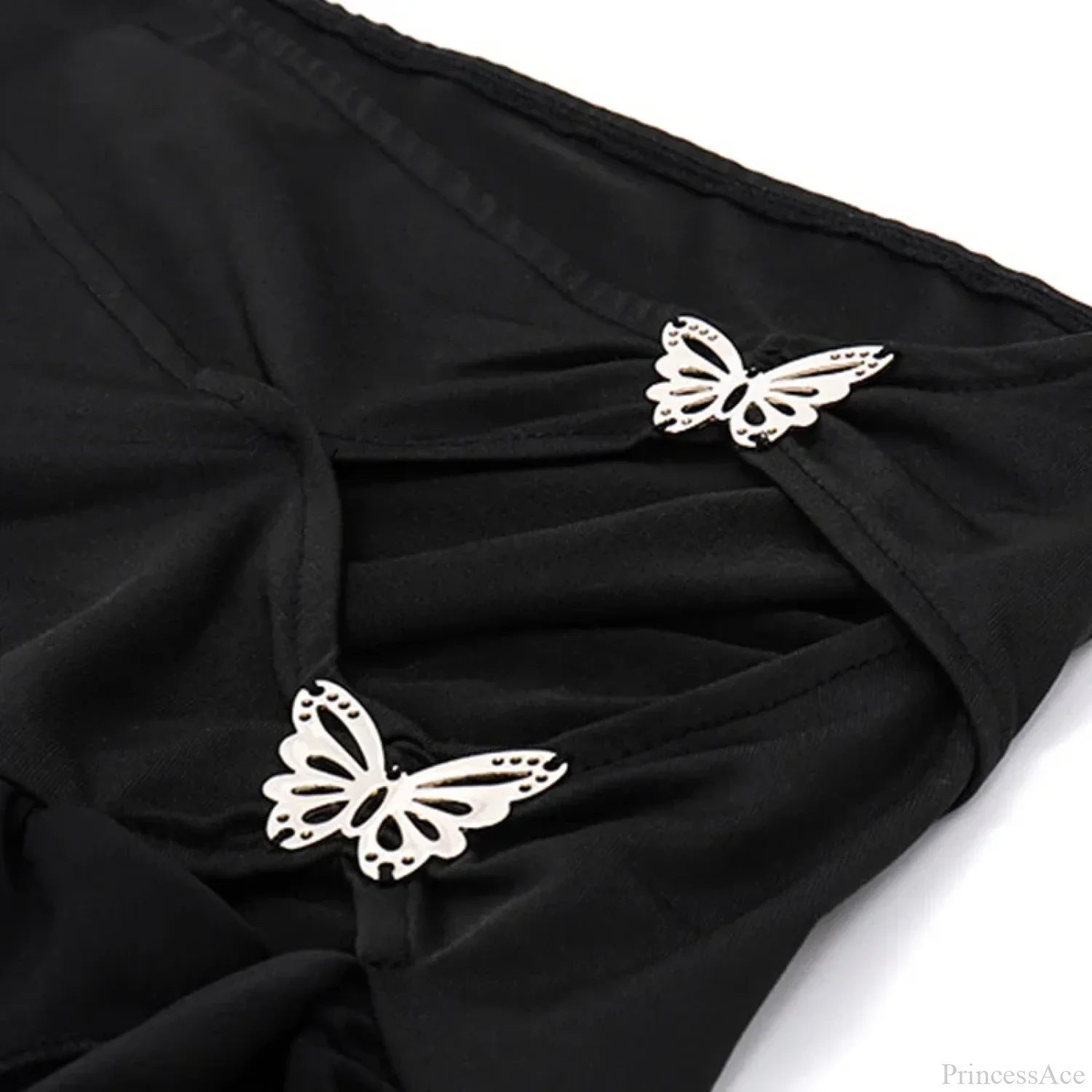 Hollow Out Metal Butterfly Skirt - Image 4