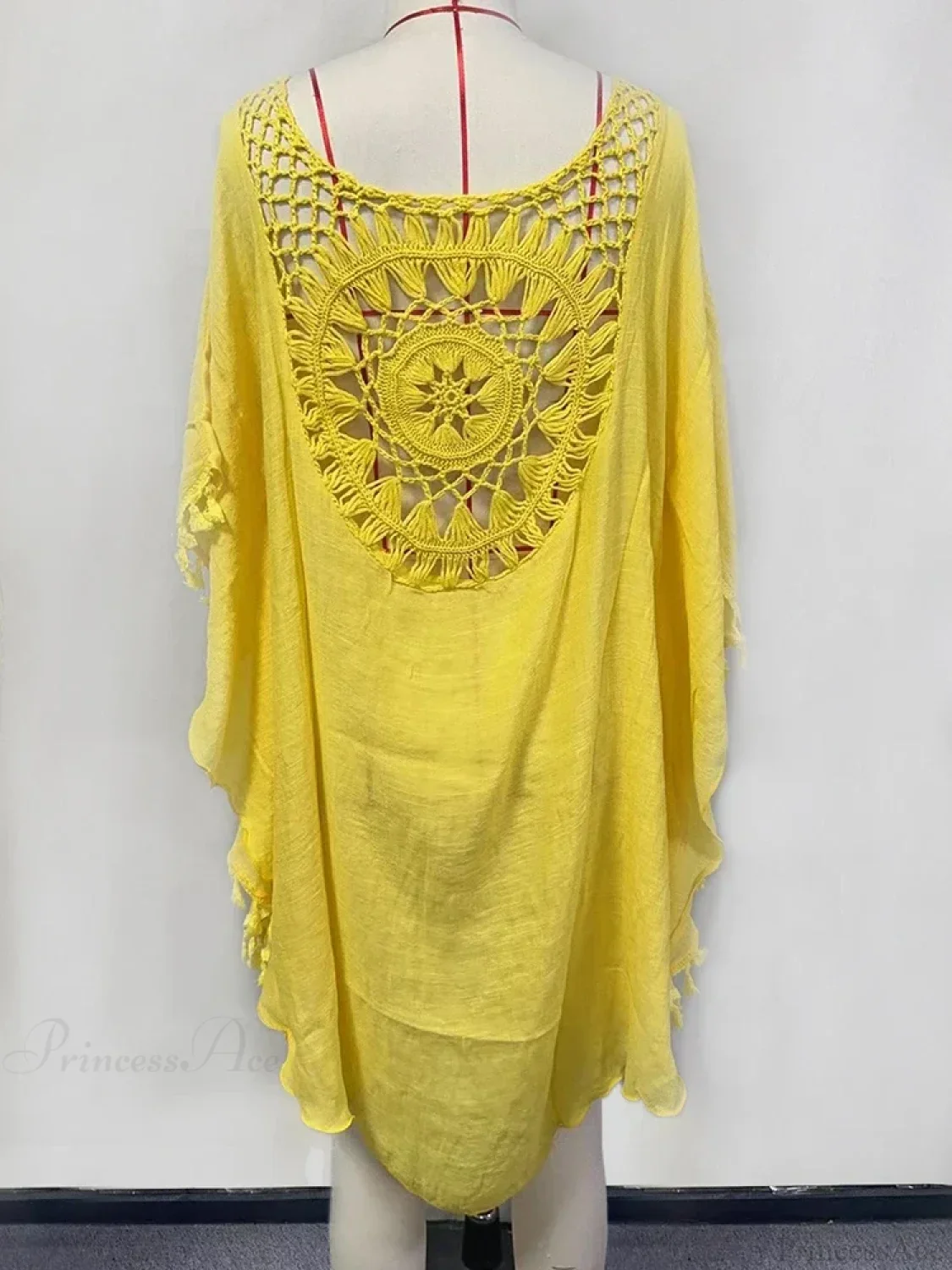 Hollow Out Tassel Bikini Cover Up - Image 11