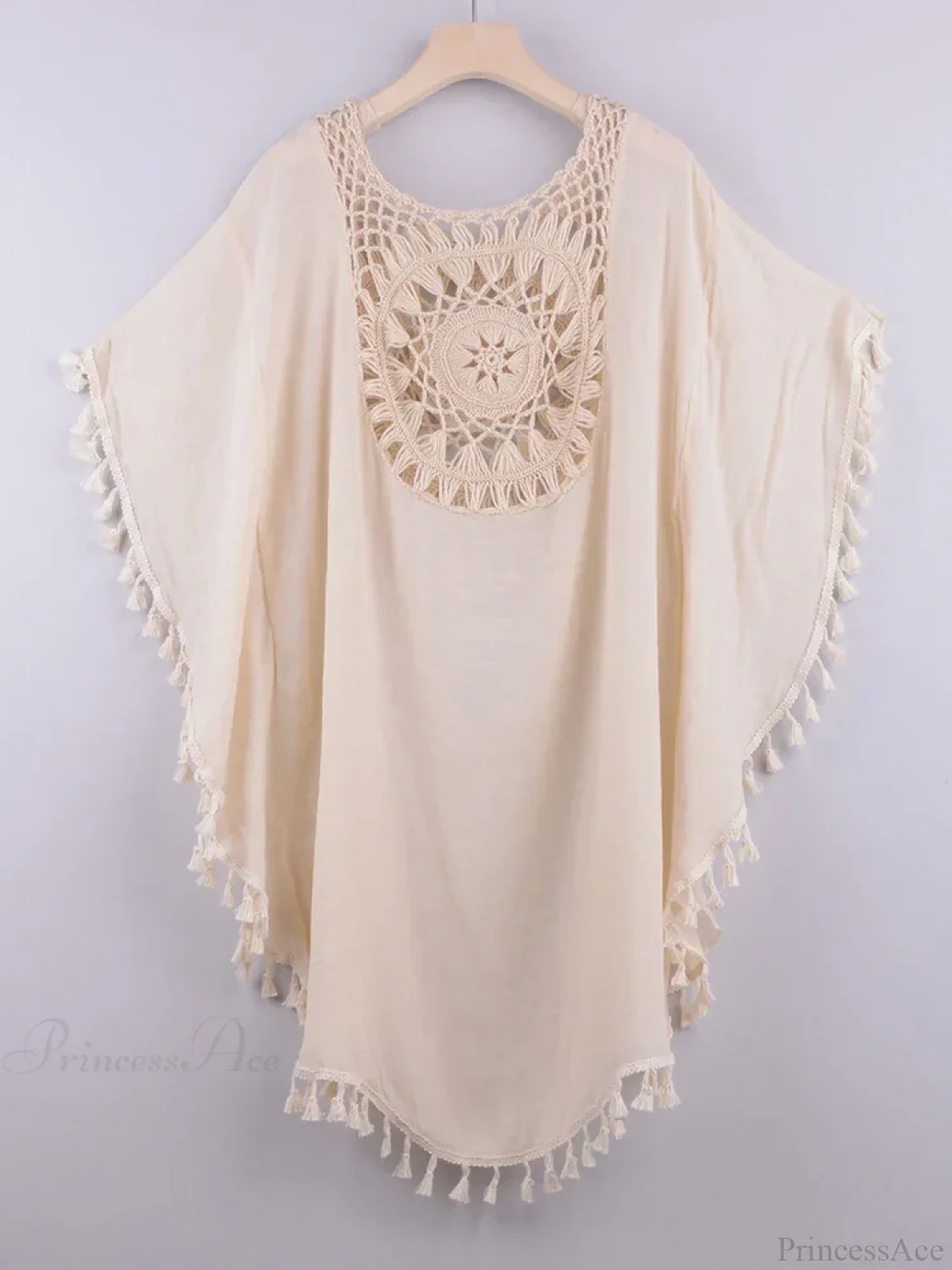 Hollow Out Tassel Bikini Cover Up - Image 6