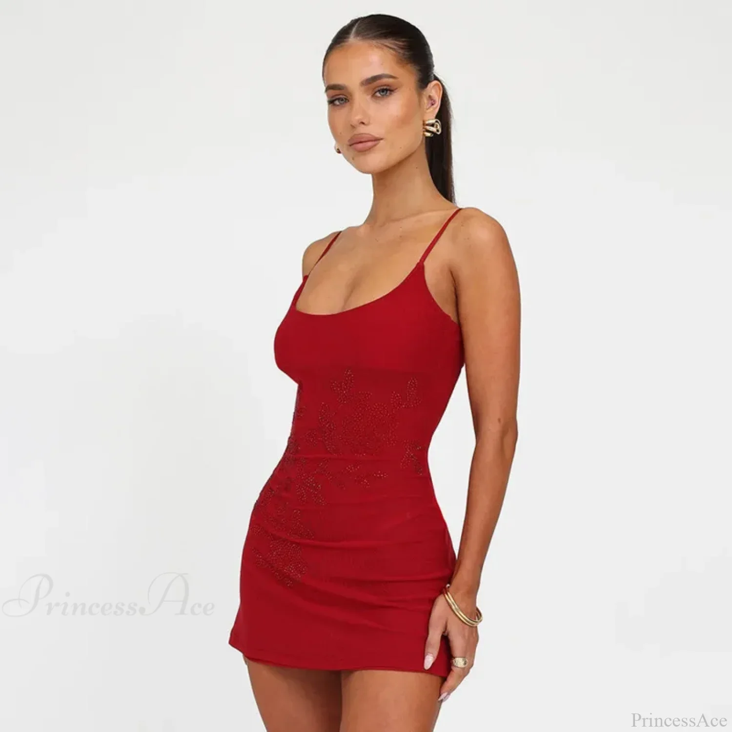 Hot Diamond Backless Vacation Dress - Image 3