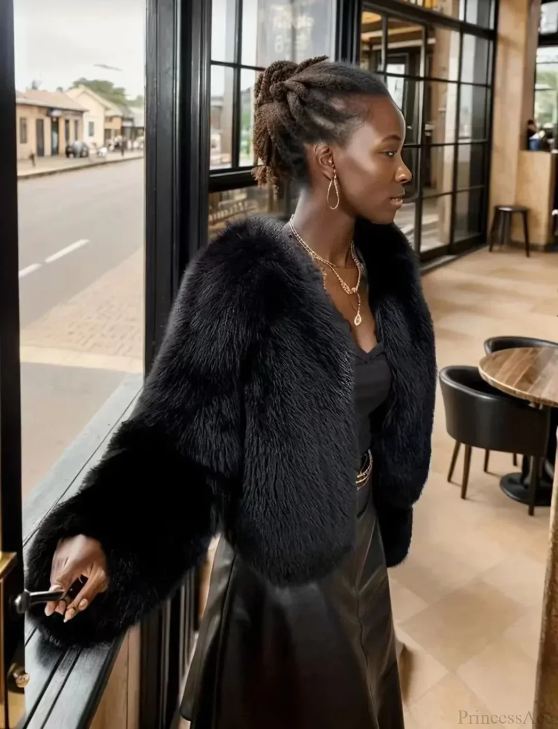 ImiTation Fox Warm Elegant Coat - Image 4