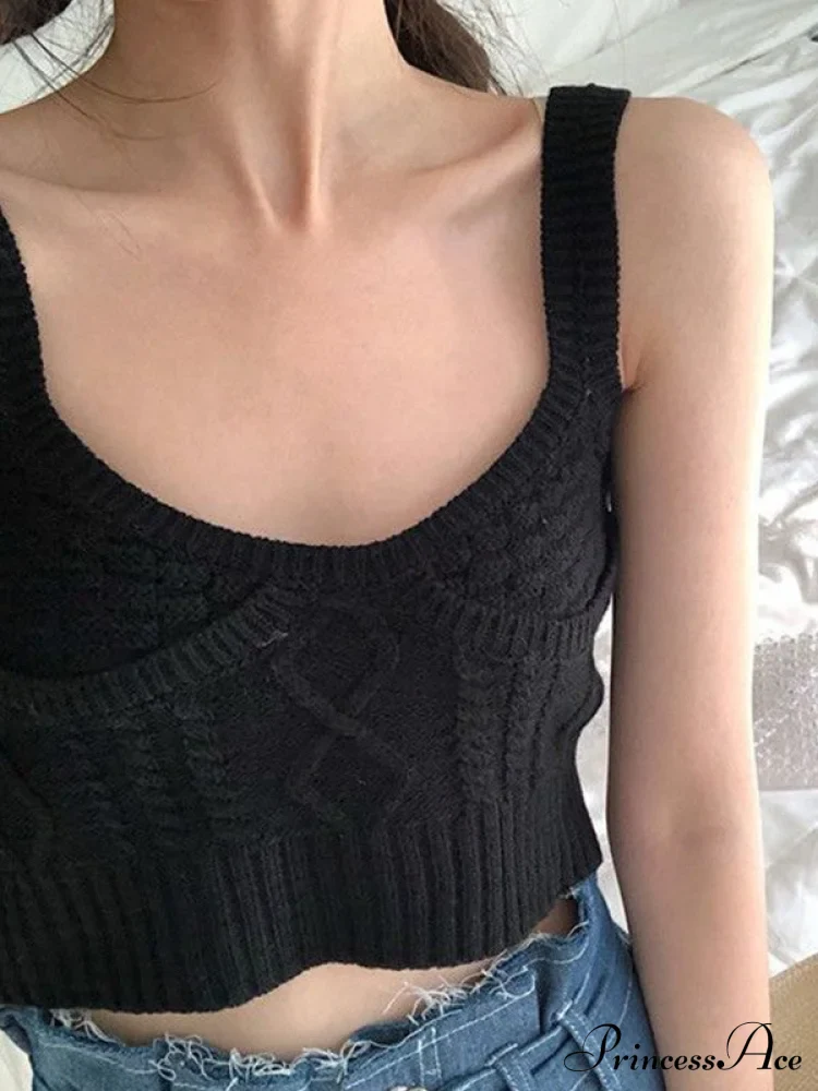 Jacquard Bodycon Graceful Slip Crop Top - Image 11