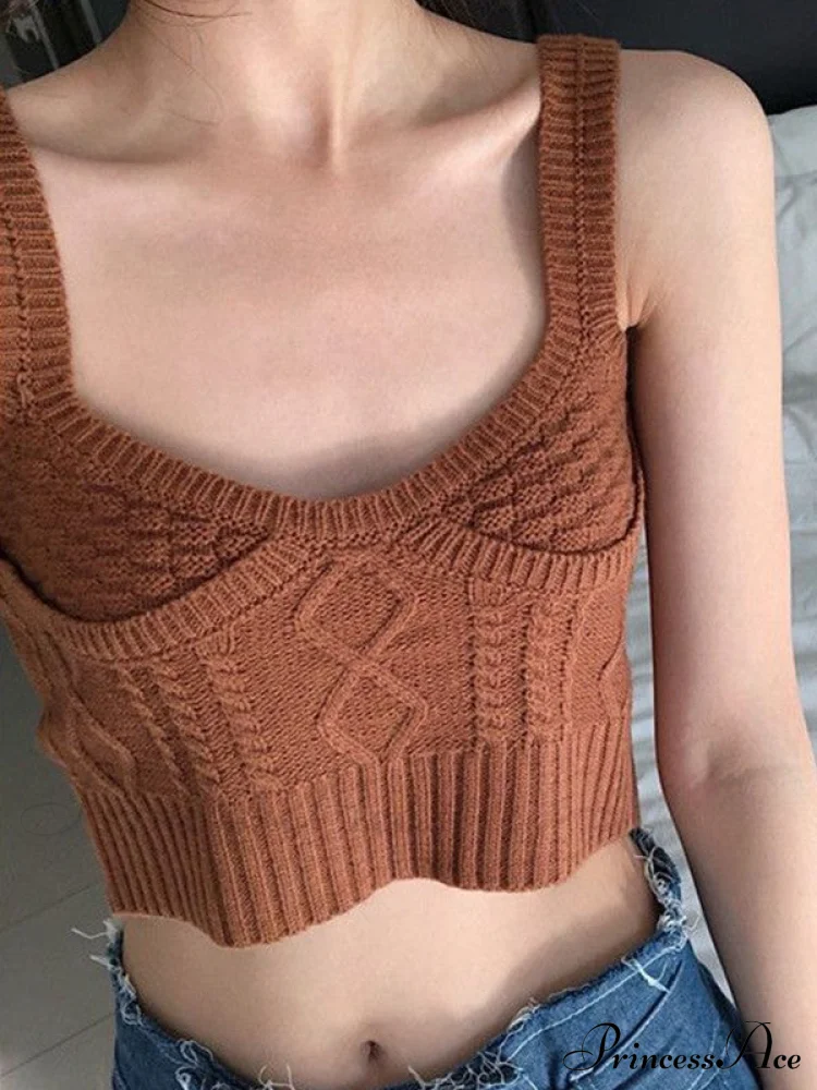 Jacquard Bodycon Graceful Slip Crop Top - Image 7