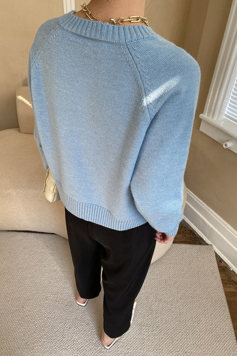 Jade Button Raglan Cardigan - Image 10