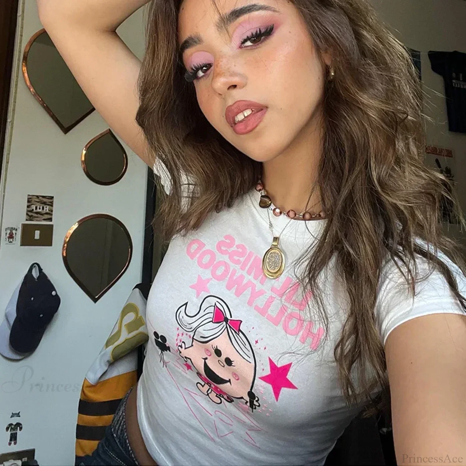 Kawaii Short Sleeve Crop Top T-shirt - Image 6