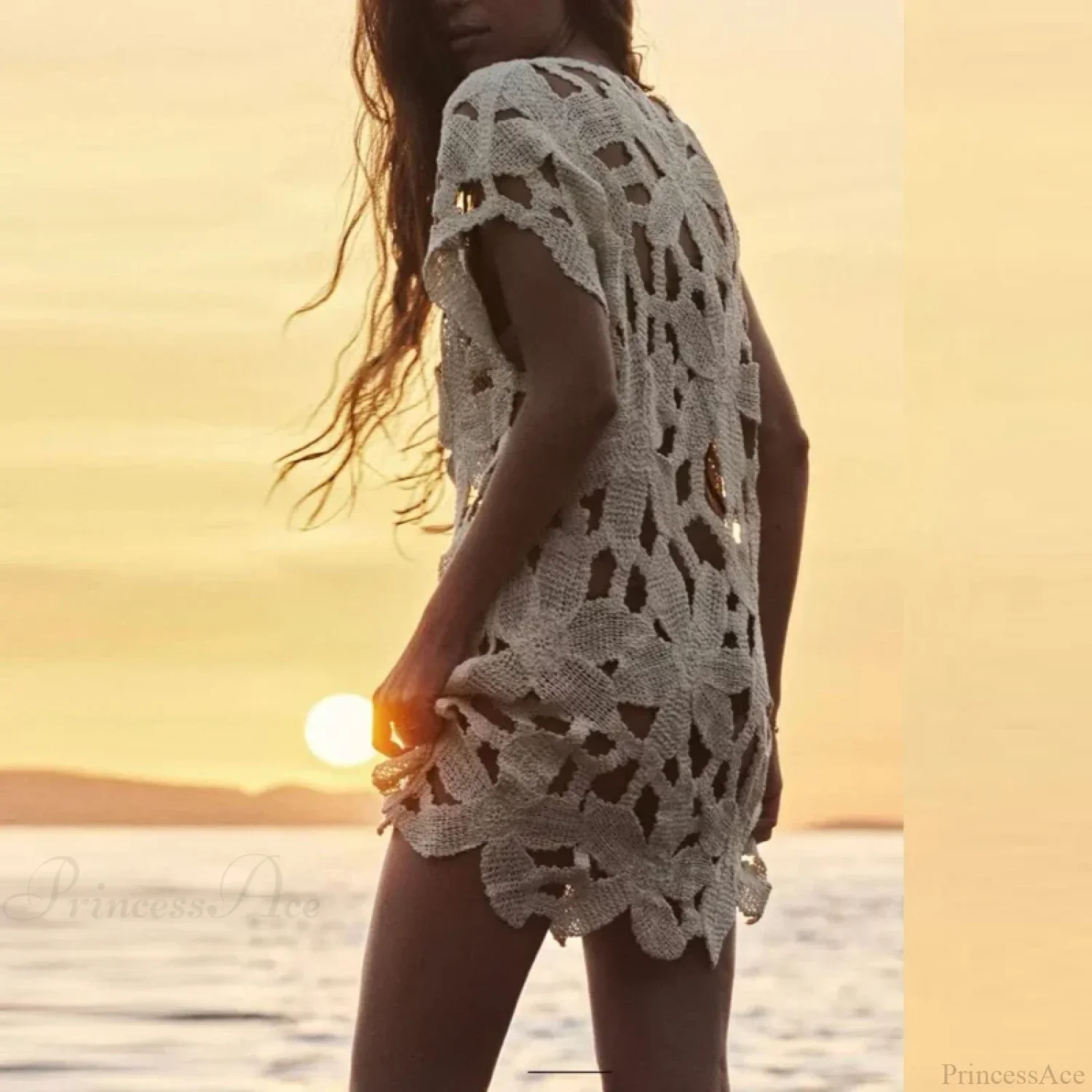 Knit Beach Dress Bikini Cover Up - Image 4