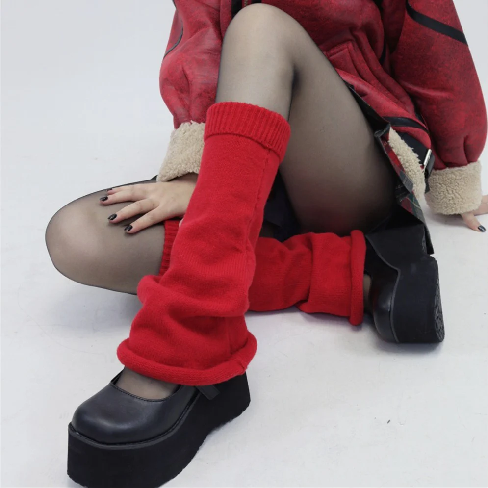 Knit Flared Wide Leg Leg Warmers