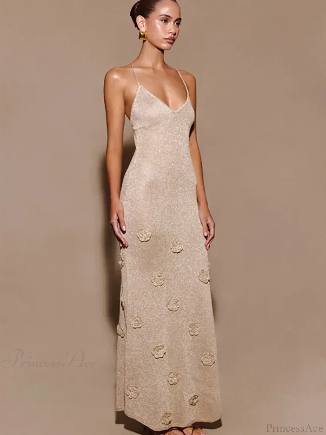 Knitted Spaghetti Vacation Dress - Image 5