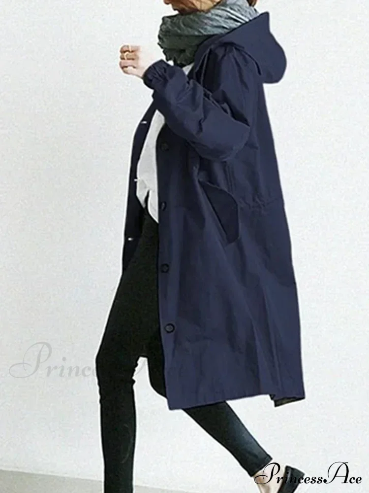 Double Breasted Vintage Coat - Image 2