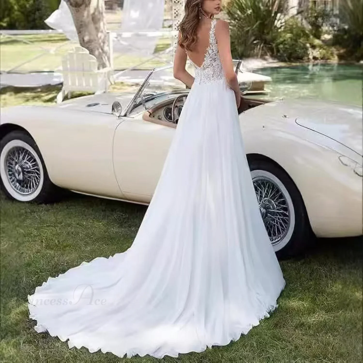 Korean Mermaid Bridal Wedding Dress - Image 2