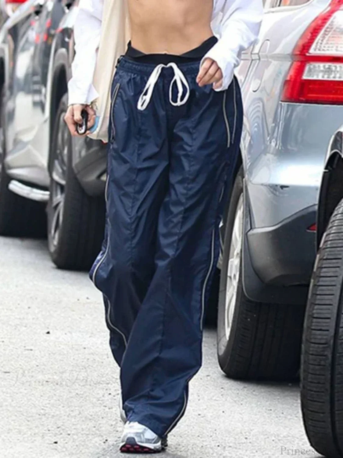 Korean Side Stripe Low Rise Pants - Image 6