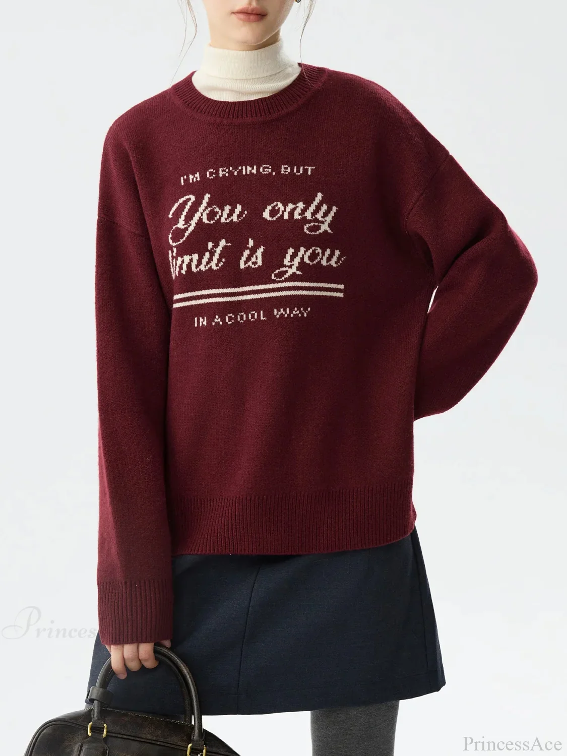 Korean Style Pullover Knitted Sweater - Image 4