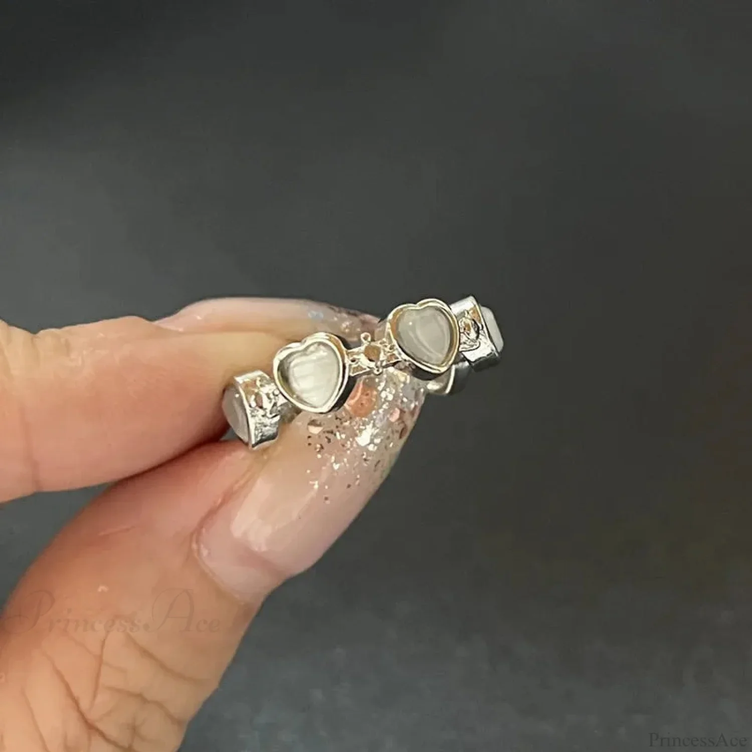 Kpop Dark Geometric Gothic Star Ring - Image 10