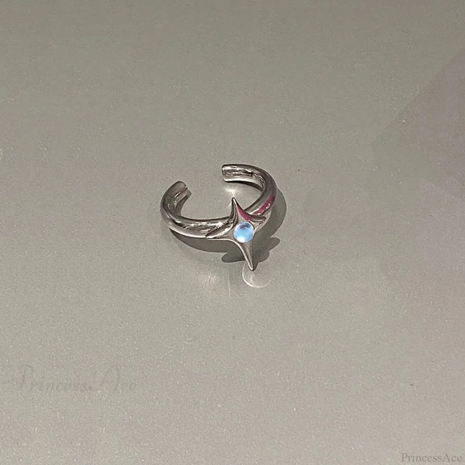 Kpop Y2K Crystal Heart Butterfly Gothic Ring - Image 3