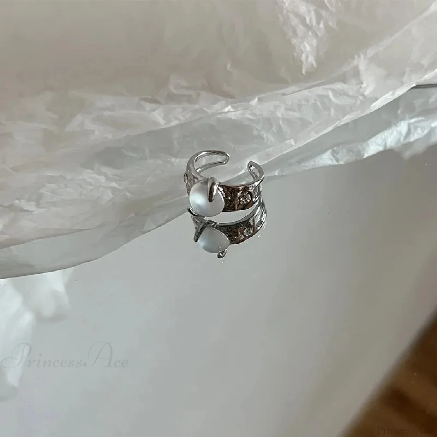 Kpop Y2K Crystal Star Gothic Ring - Image 5