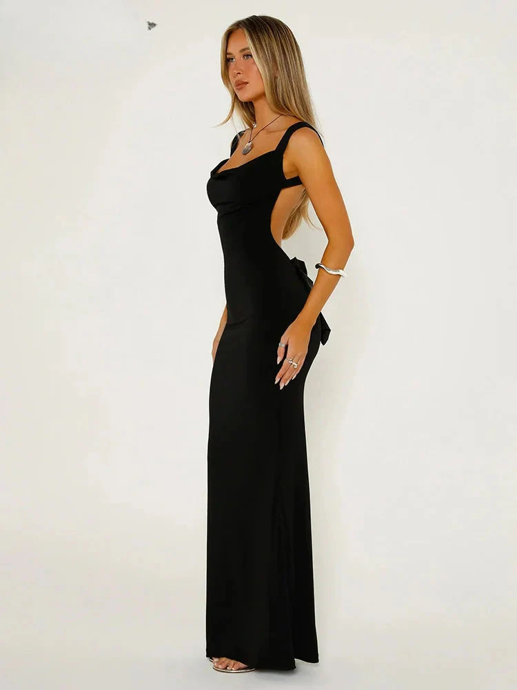 Lace Bowknot Party Dress - Image 3