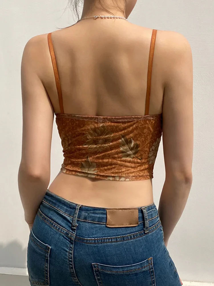 Lace Frill Corset Crop Top - Image 5