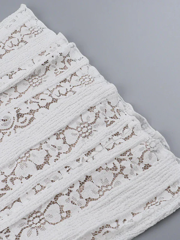 Lace Off-Shoulder Sexy Bodycon Mini Party Dress - Image 7