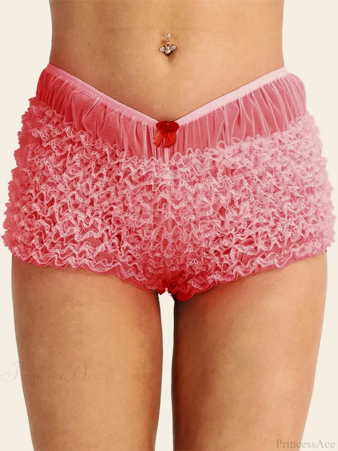 Lace Ruched Bodycon Short - Image 2
