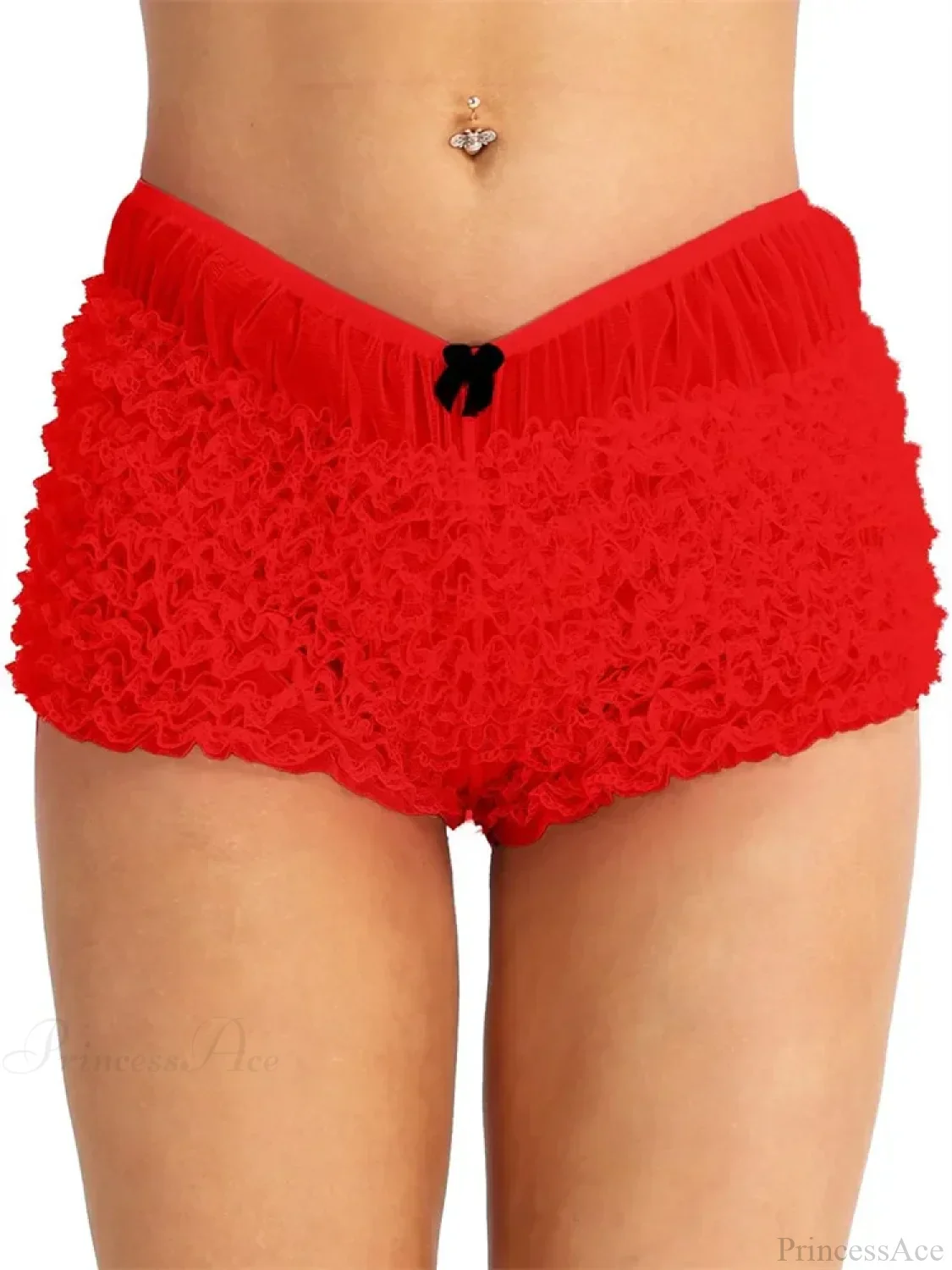 Lace Ruched Bodycon Short - Image 6