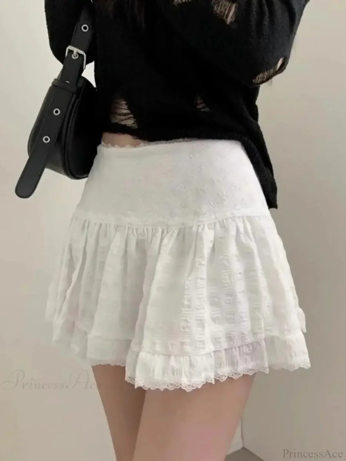 Lace Sweet Cake Waist Skirt - Image 4