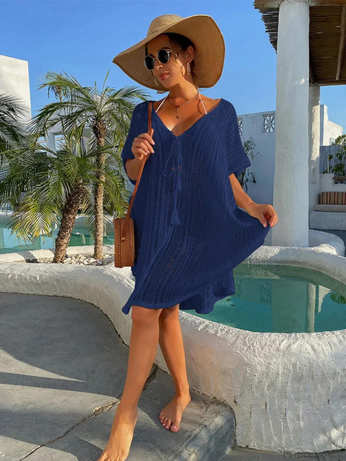 Lace Up Bikini Cover Up - Image 2