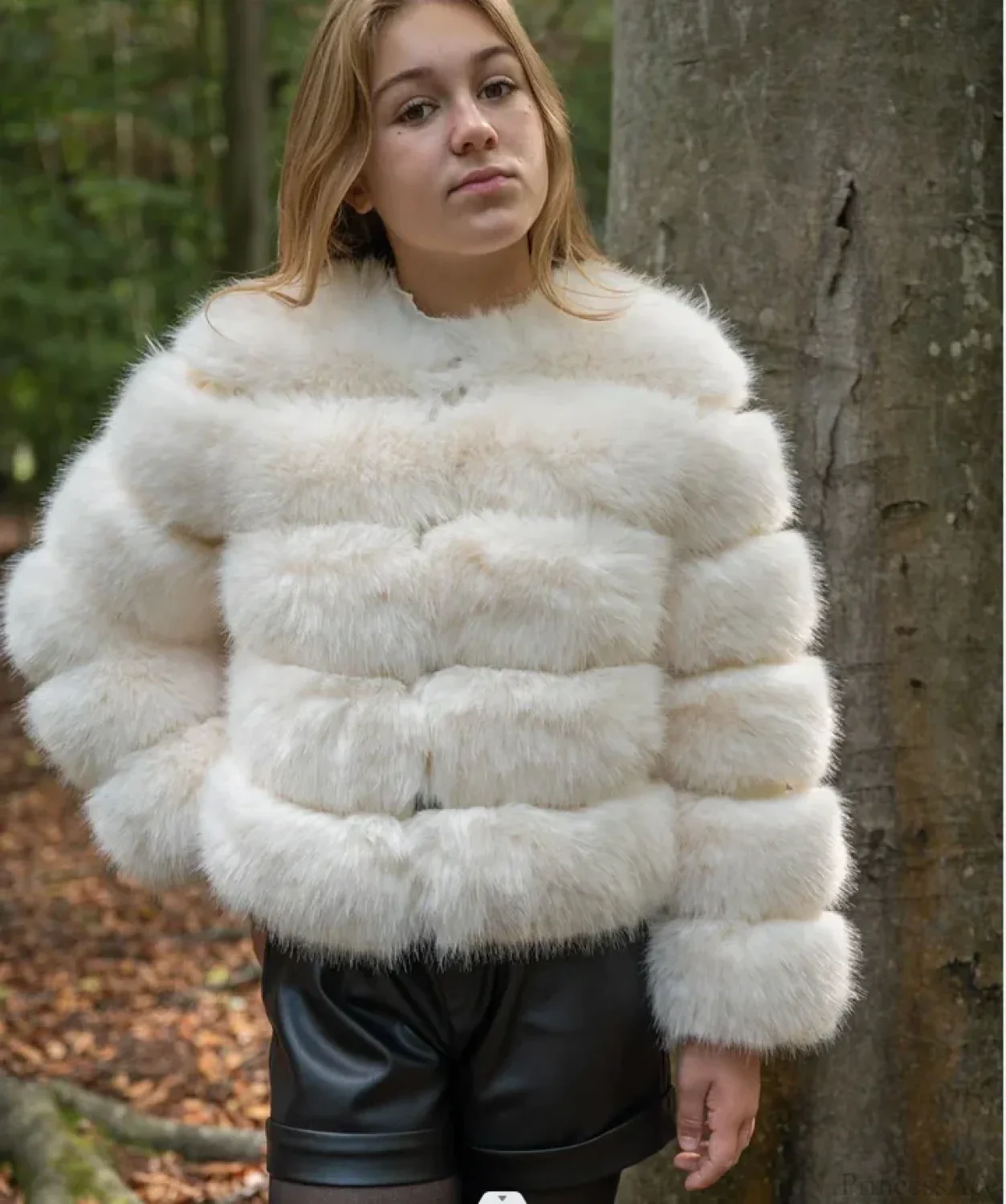 Ladies Fox Fur European Street Coat - Image 7