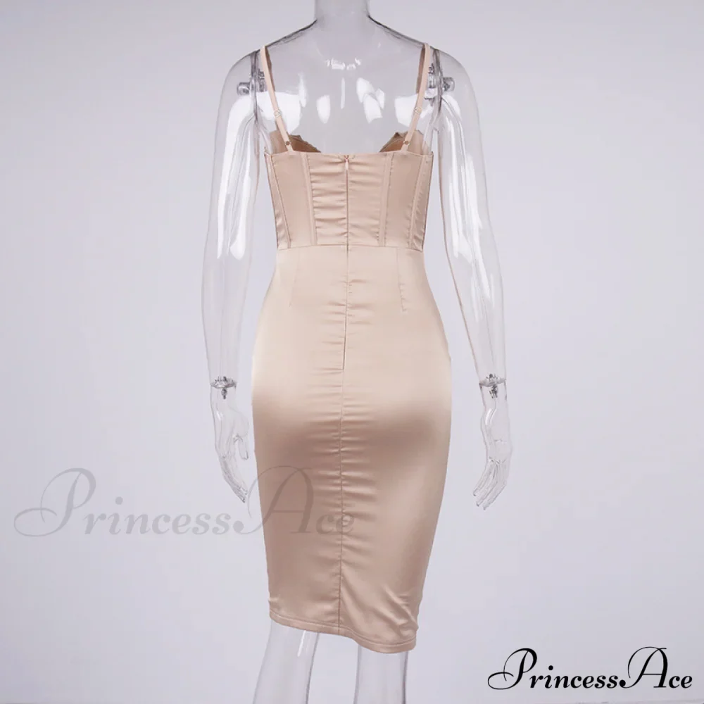 Layer of Gown Satin Evening Club Women Celebrity Double House for - Bodycon Cb Dress - Image 11