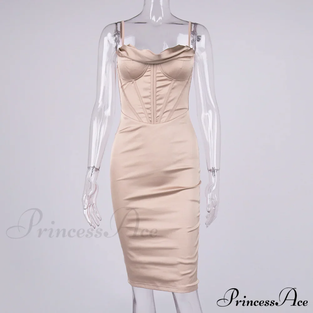 Layer of Gown Satin Evening Club Women Celebrity Double House for - Bodycon Cb Dress - Image 9