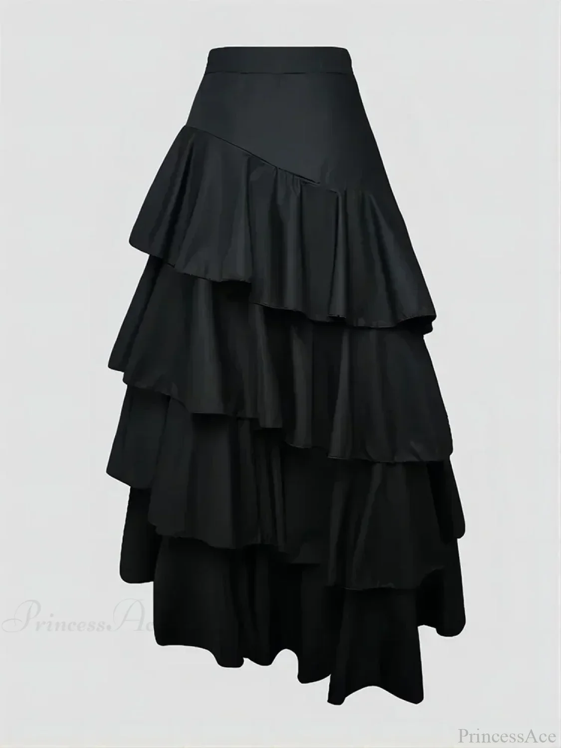 Layered Ruffle Maxi Cake Skirt - Image 3