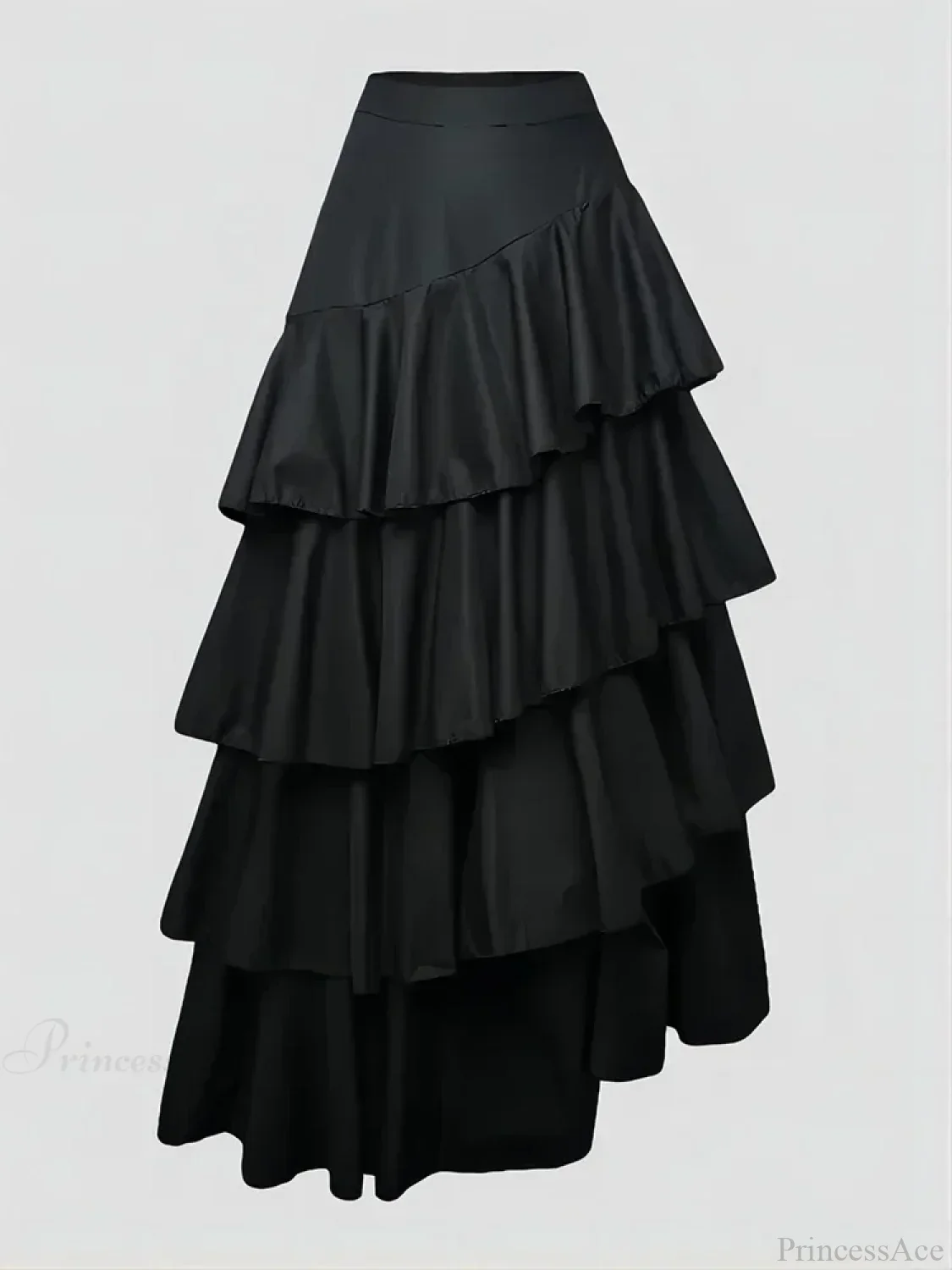Layered Ruffle Maxi Cake Skirt - Image 5