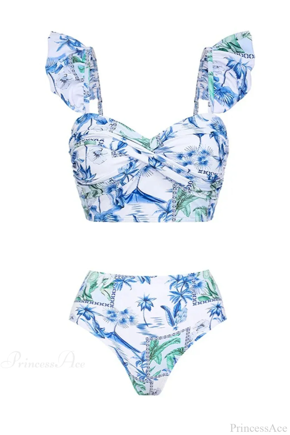 Lemon Floral Sling Sarong Two Piece Set - Image 5