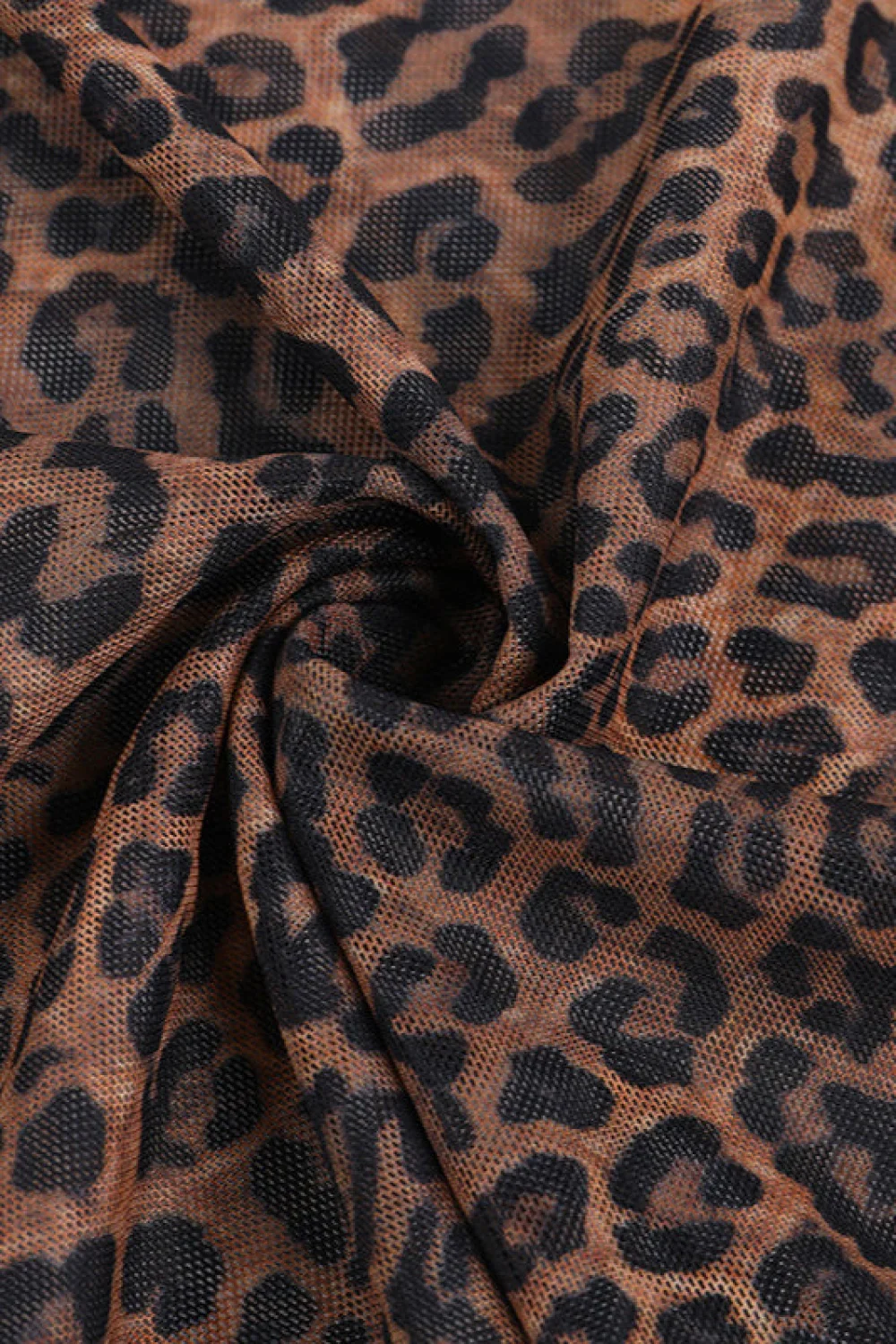 Leopard Cami Backless Fitted Maxi Dress - Image 4