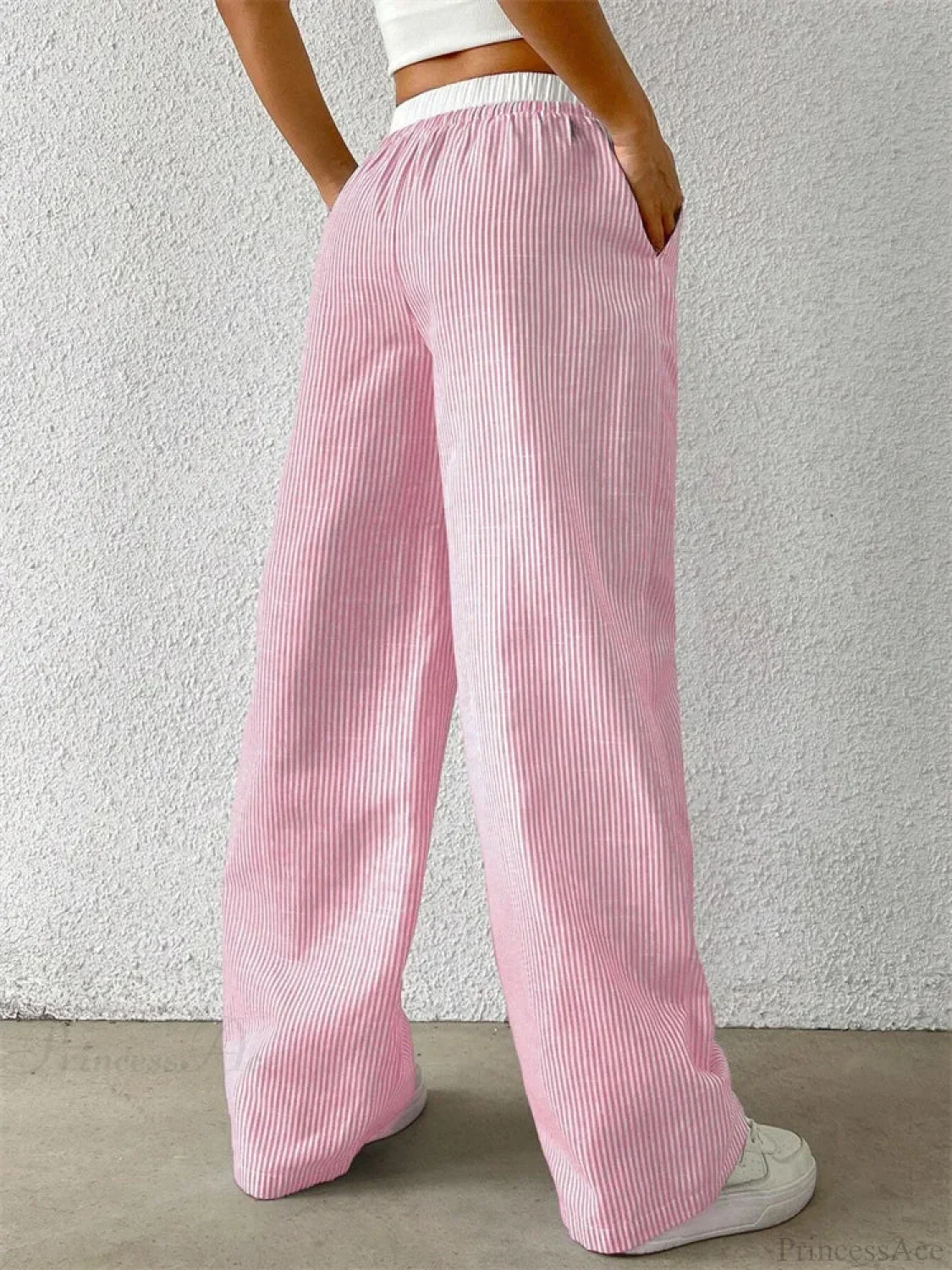Leopard Drawstring Elastic Waist Loose Winter Pant - Image 5