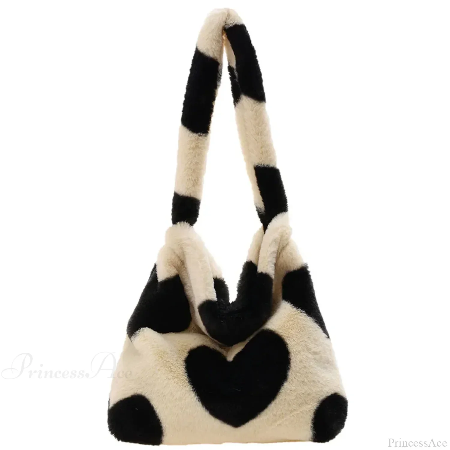Leopard Love Heart Pattern Underarm Shoulder Bag - Image 7