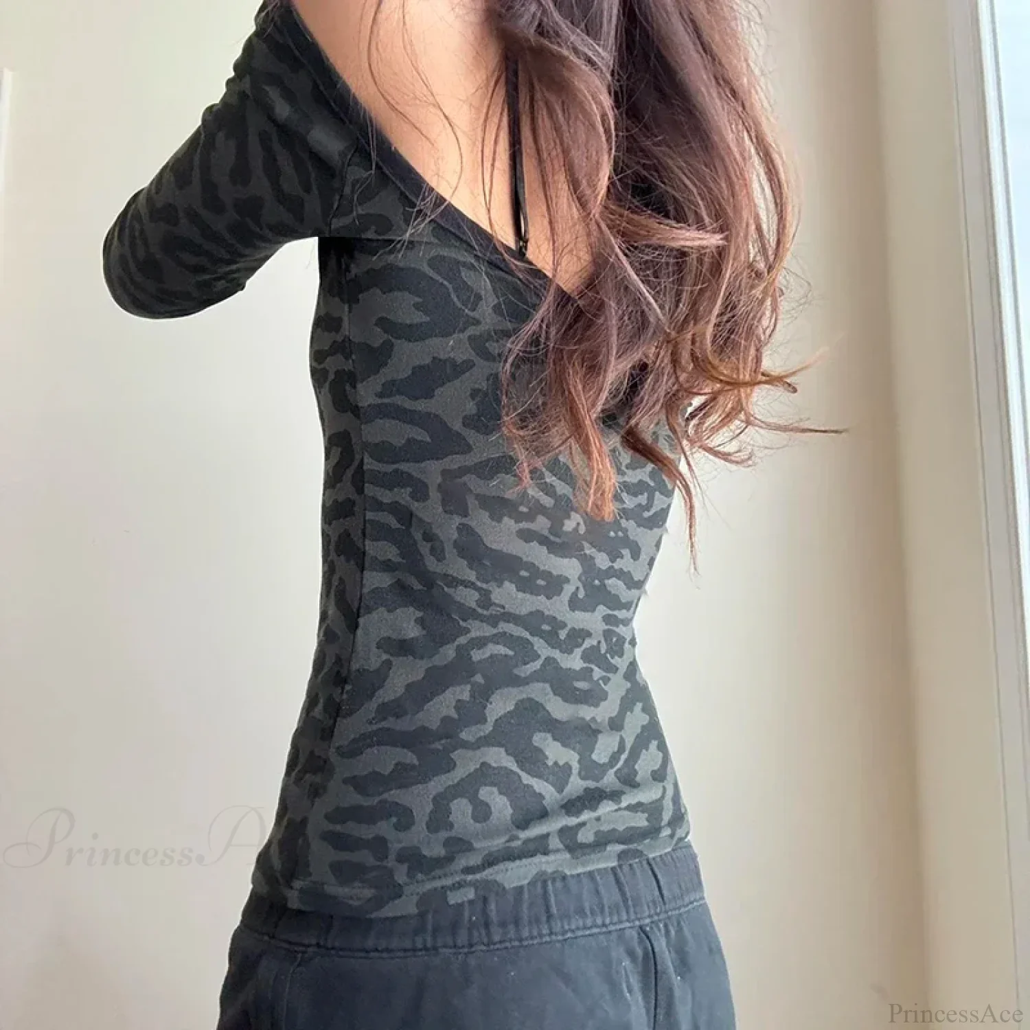 Leopard Patchwork Knit Top - Image 4