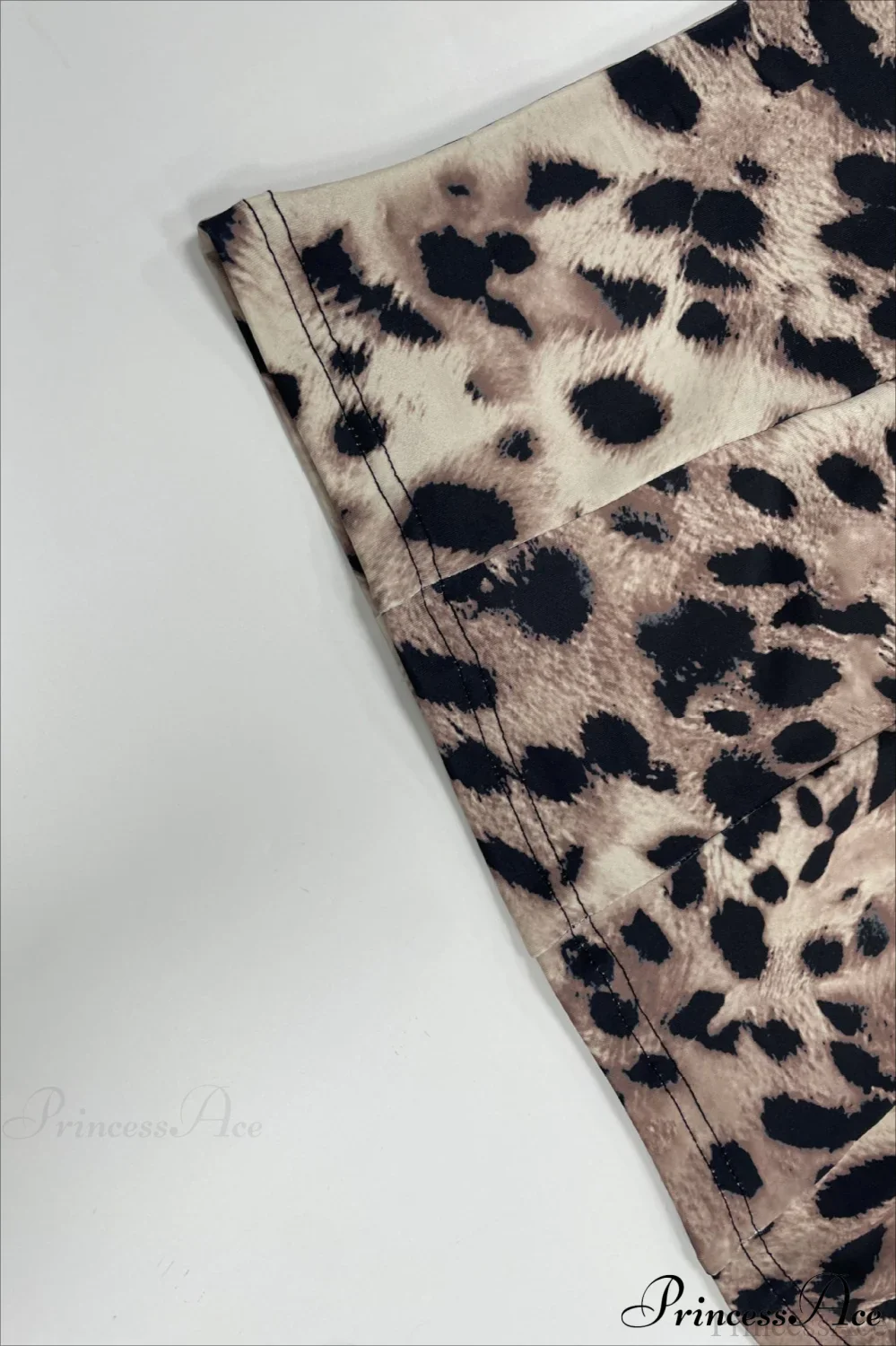 Leopard Print Bodycon Spaghetti Midi Dress - Image 5