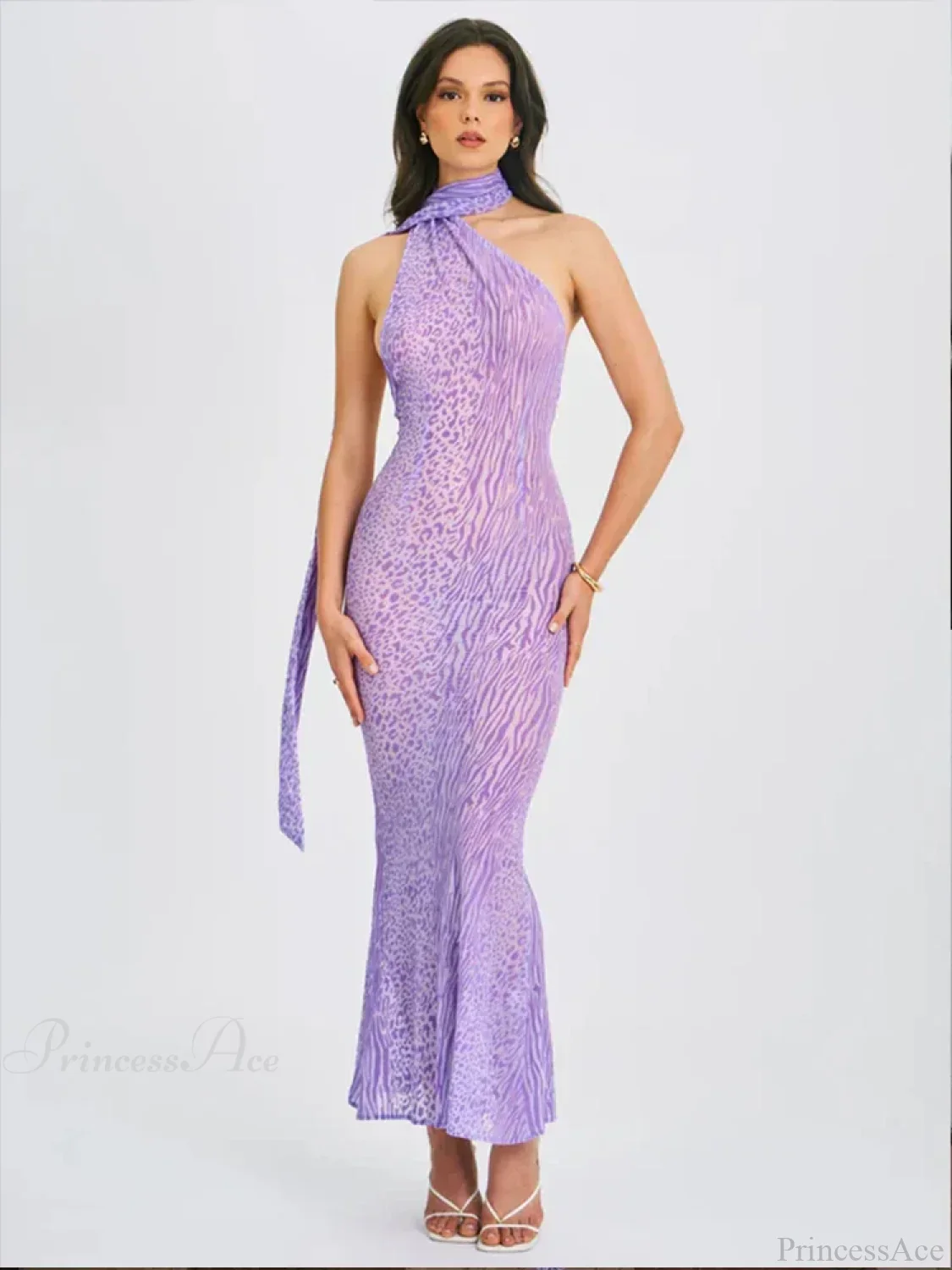 Leopard Print Mesh Vacation Dress - Image 2