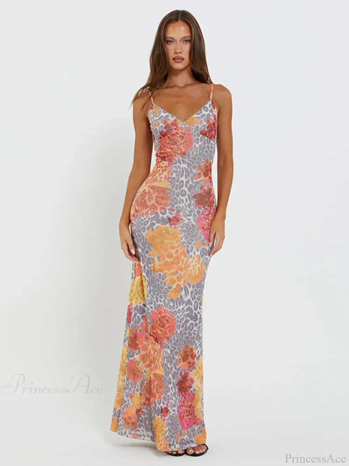 Leopard Print Slim Bodycon Vacation Dress - Image 3