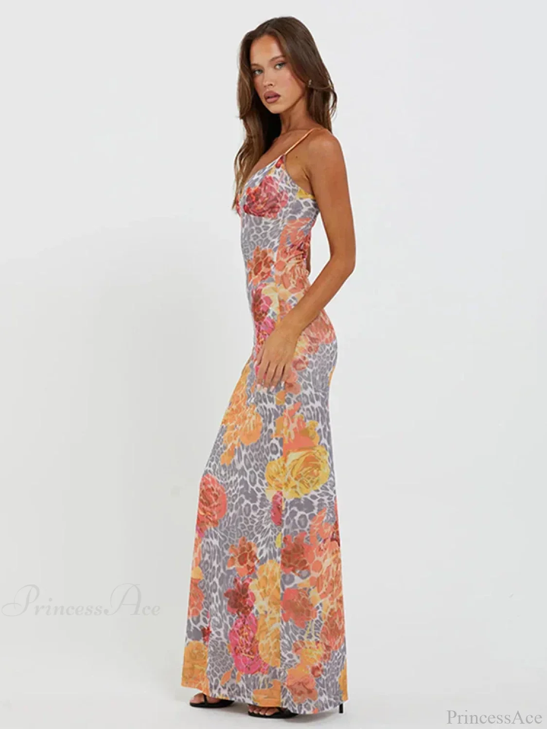 Leopard Print Slim Bodycon Vacation Dress - Image 4