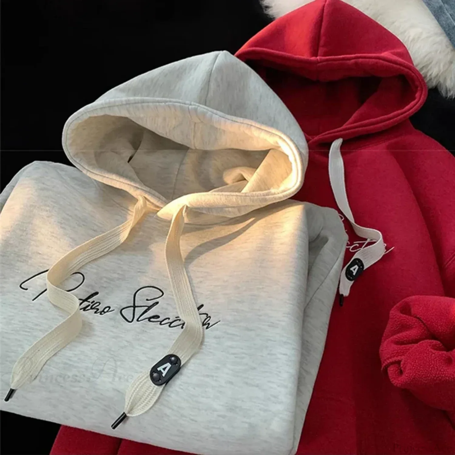 Letter Print Autumn Goth Fashion Hoodie - Image 6