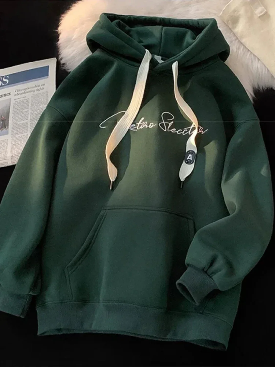 Letter Print Autumn Goth Fashion Hoodie - Image 9