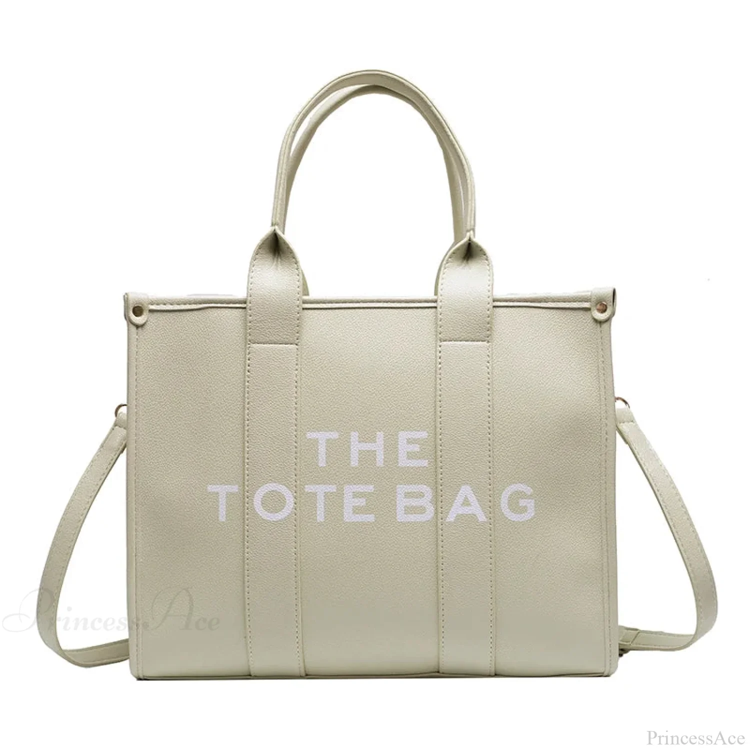 Letter Soft PU Leather Tote Shoulder Handbag - Image 16