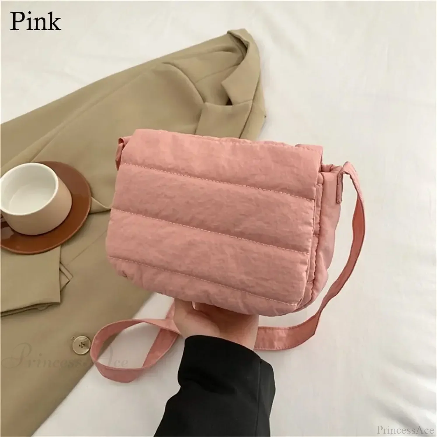 Lightweight Solid Color Cotton Casual Crossbody - Image 5