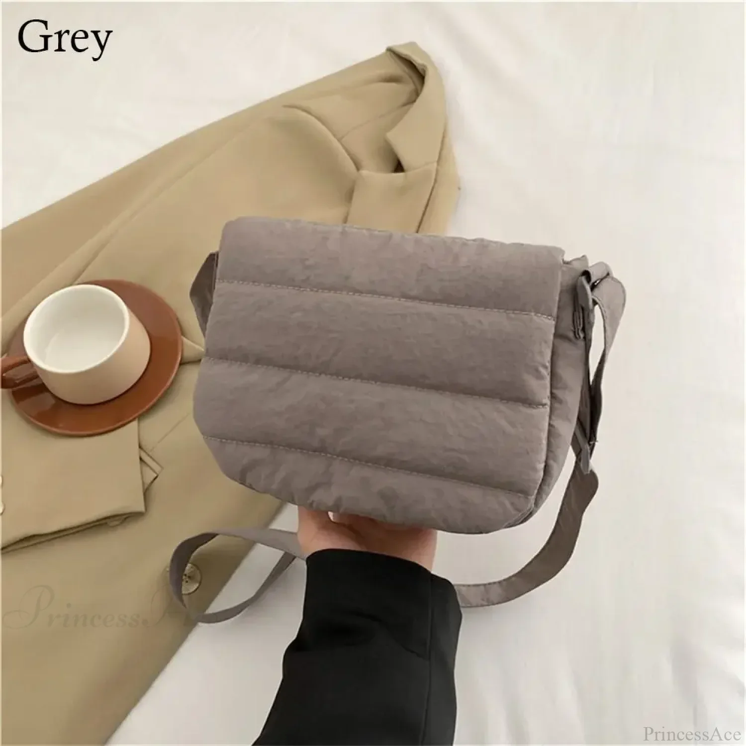 Lightweight Solid Color Cotton Casual Crossbody - Image 7