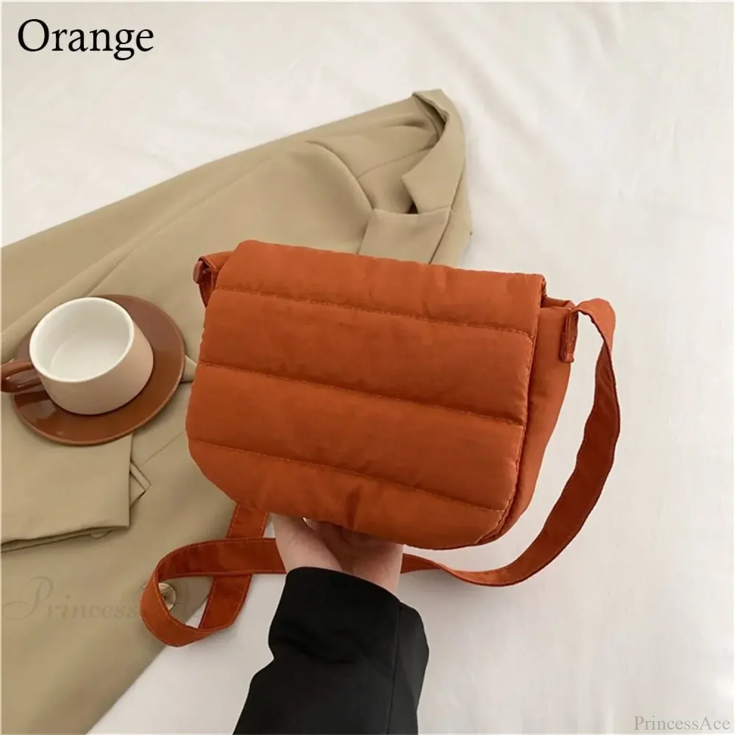 Lightweight Solid Color Cotton Casual Crossbody - Image 8