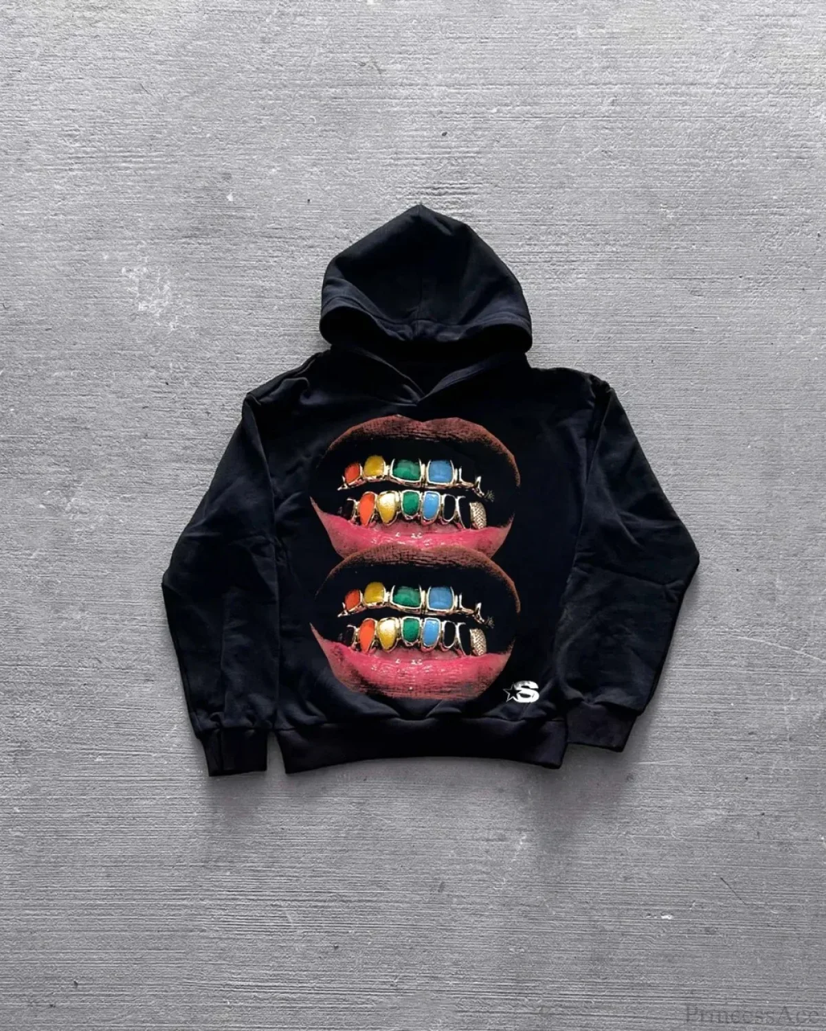 Lip Graphic Oversized Hoodie - Image 5