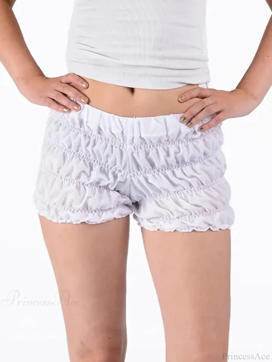Lolita Plaid Ruffled Tiered Short - Image 5