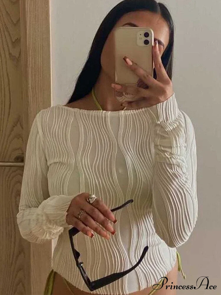 Long Mini Warm-Season Skirt Women's - Top with Co-Ord Set Y2K Gown Arm and Set - Image 4